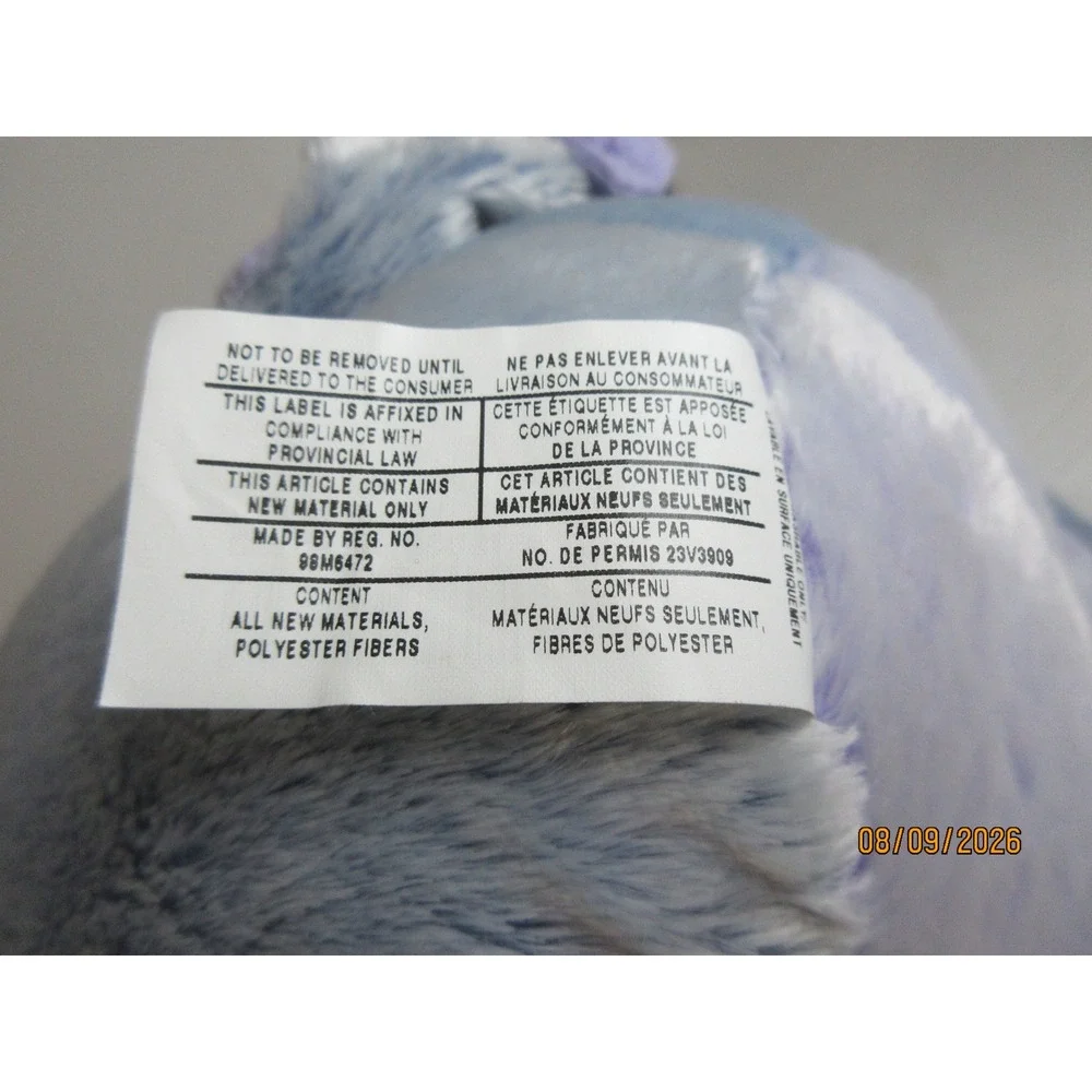 Disney Store Eeyore Plush Winnie the Pooh Iced Blue Stuffed Animal Toy